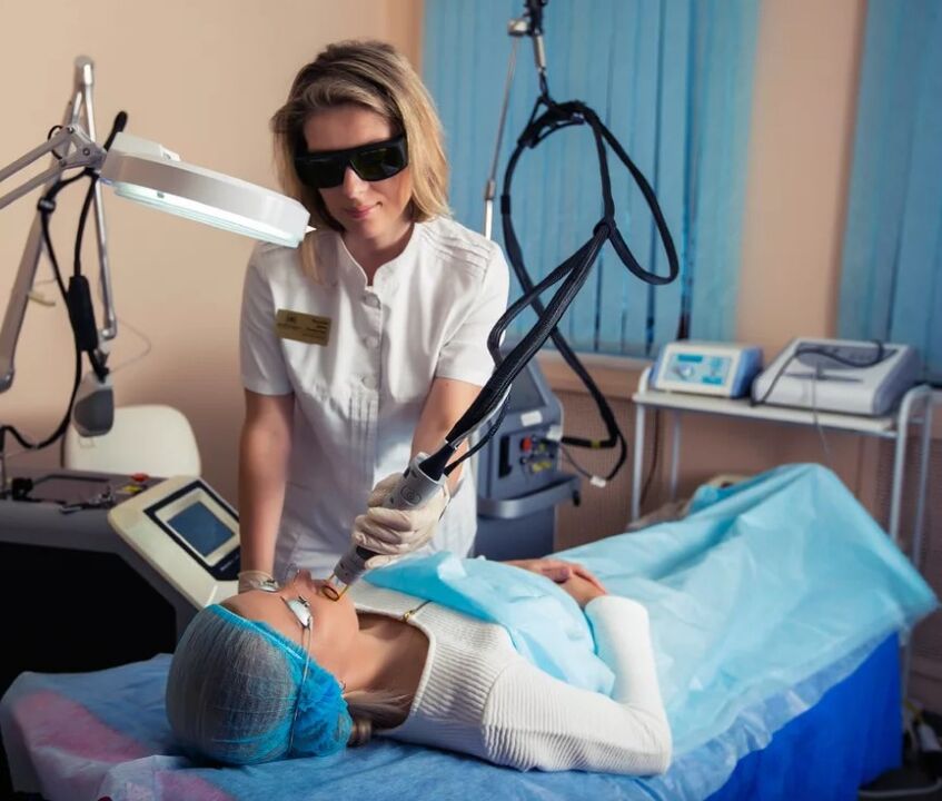 Lézerkészülék az arcfiatalításhoz